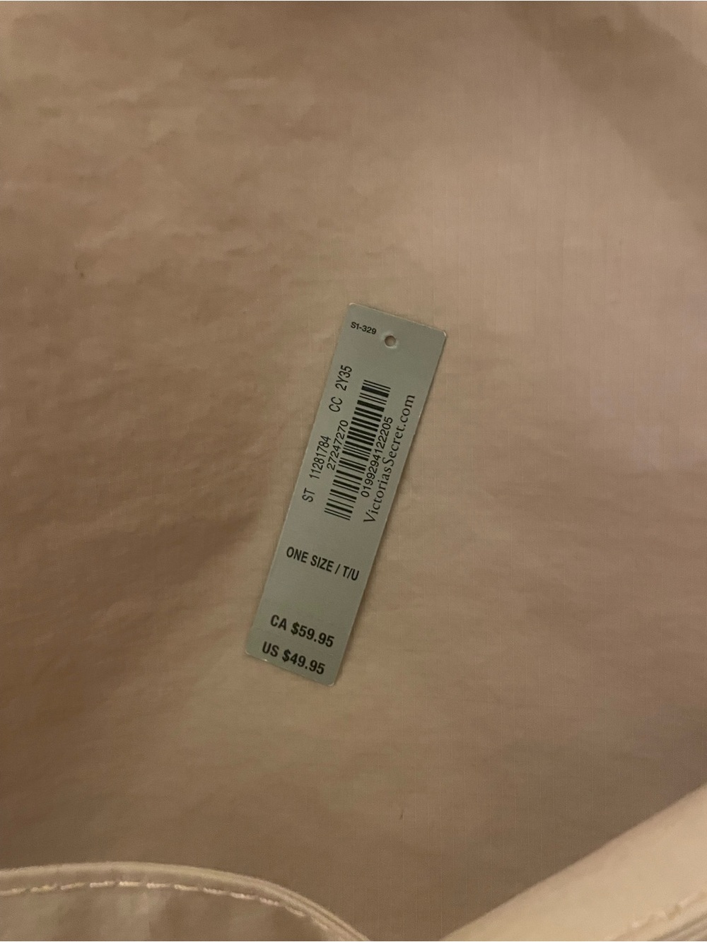 Victoria's Secret Pale Blush Pink VSX Tote Bag - Picture 2 of 10